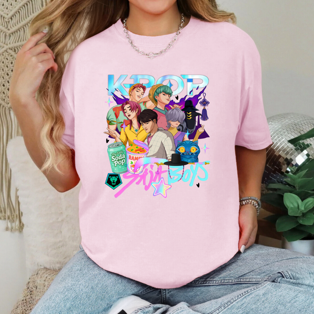 Pop Boys Unisex Adult T-shirt