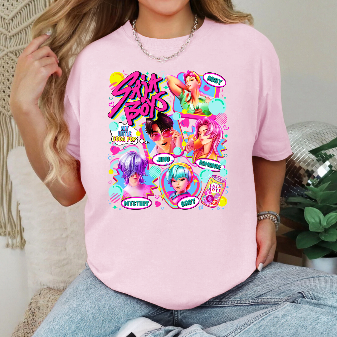 Pop Boys Unisex Adult T-shirt