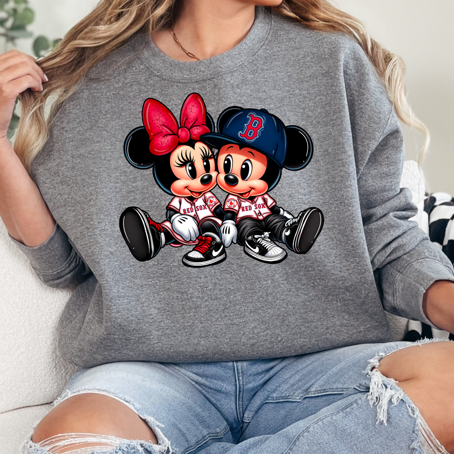 Boston Rd Sox Unisex Crewneck Sweater