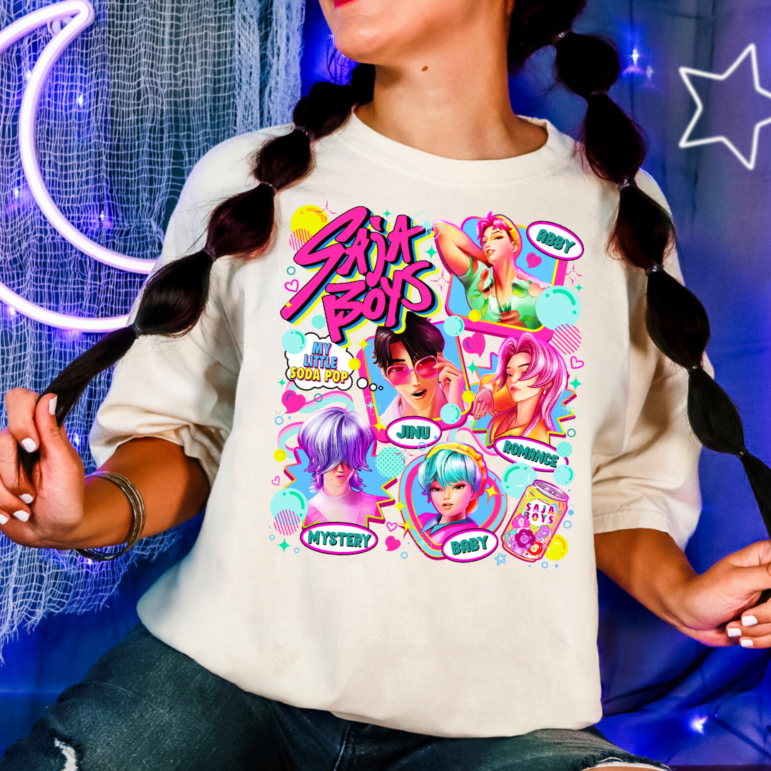 Pop Boys Unisex Adult T-shirt