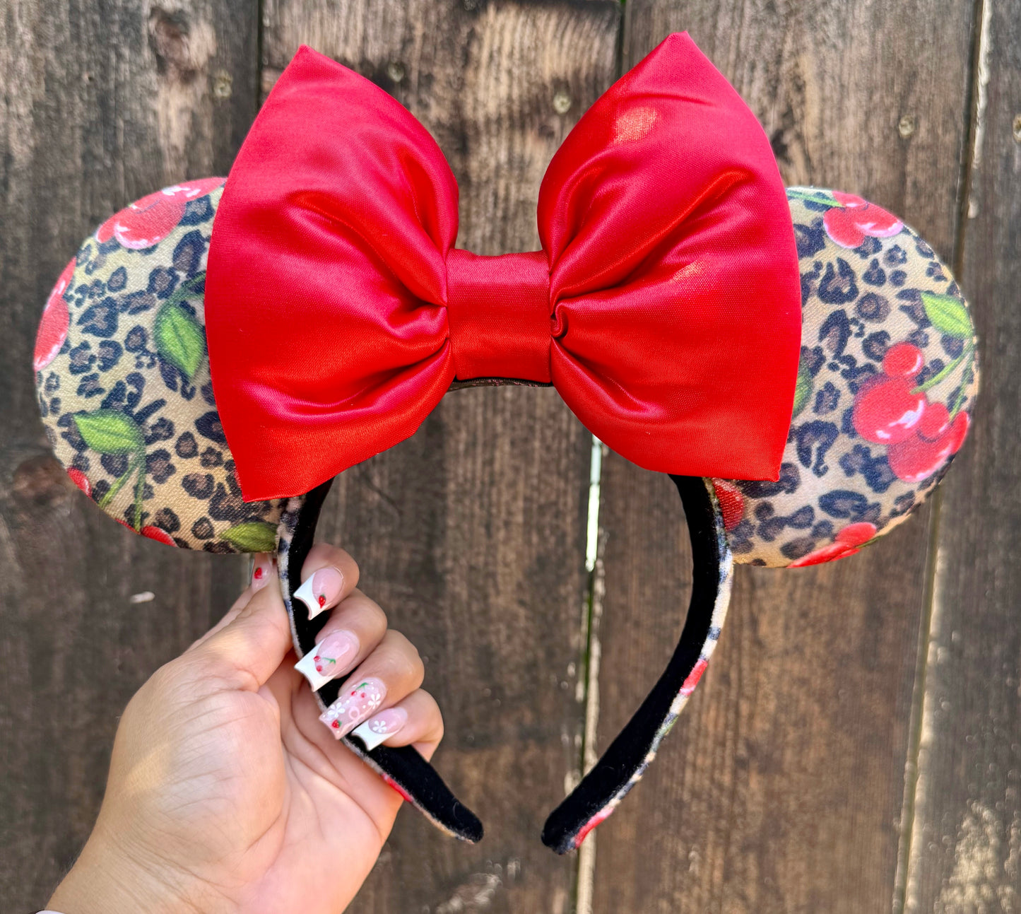 Leopard Cherry Mouse