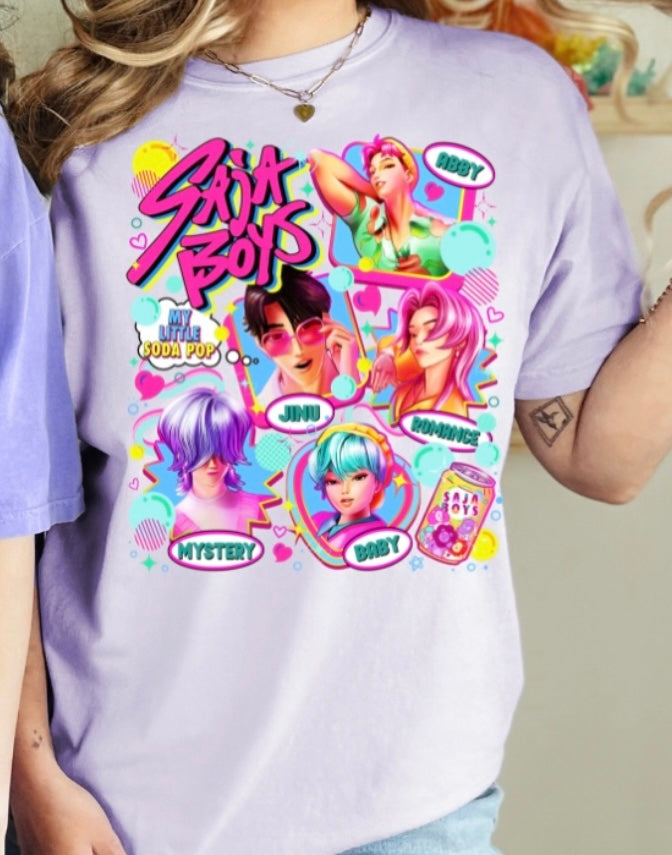 Pop Boys Unisex Adult T-shirt