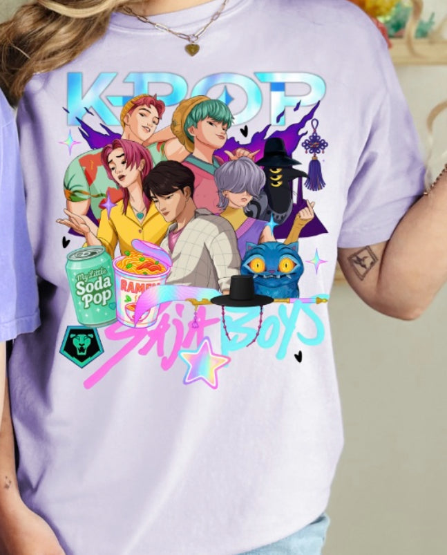Pop Boys Unisex Adult T-shirt