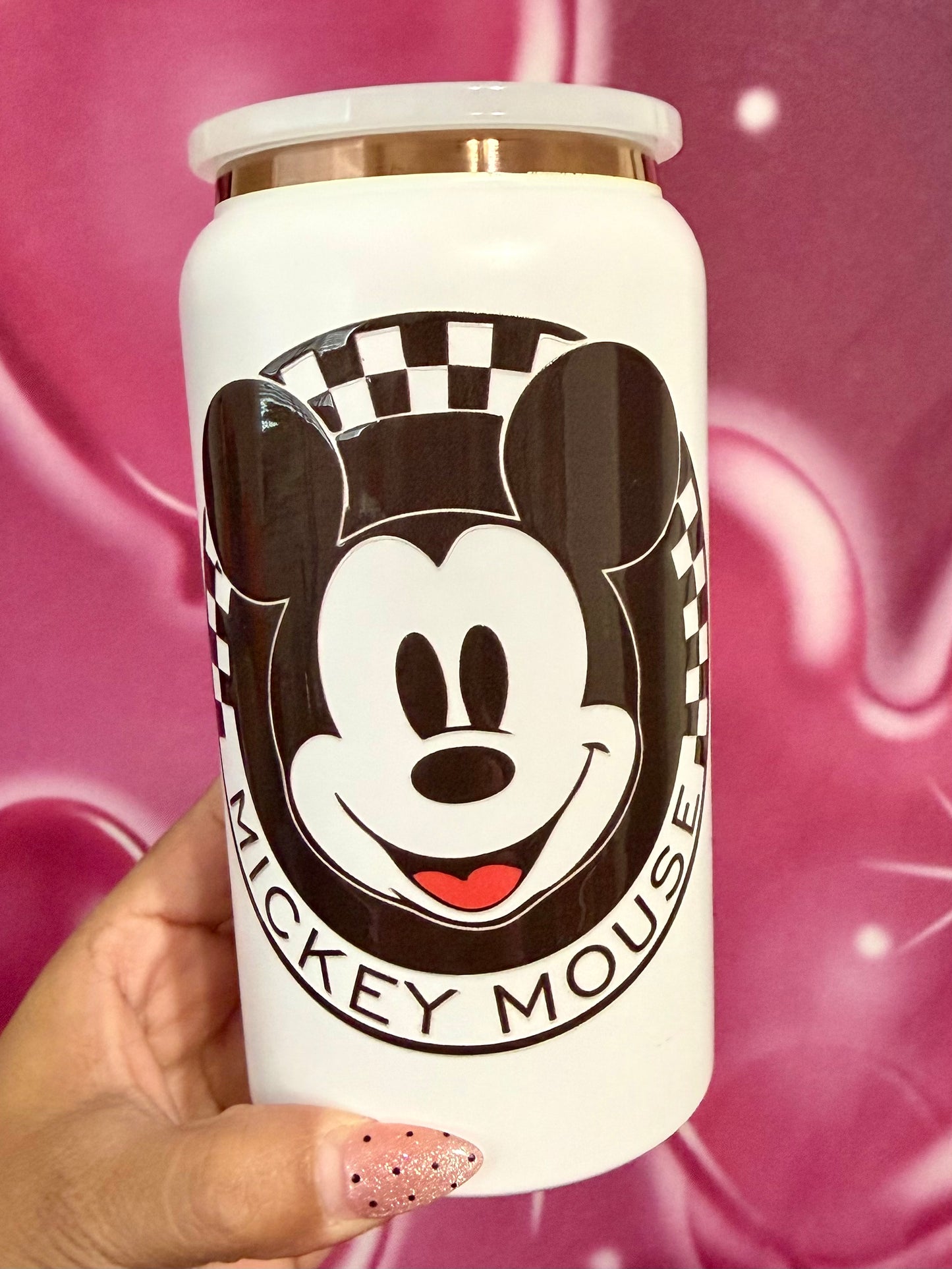 White Mouse stainless steel 16oz cup RTS