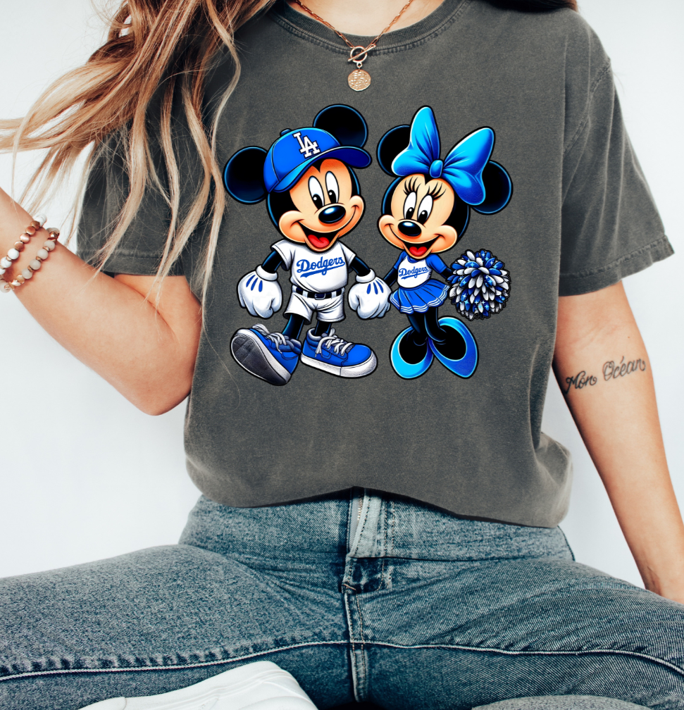 LA Mouse Cheer Couple Unisex t-shirt PREORDER