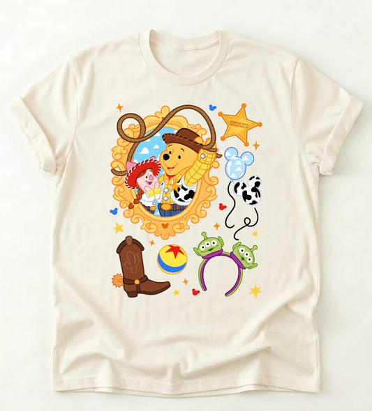 Cowboy Bear Kid T-shirt