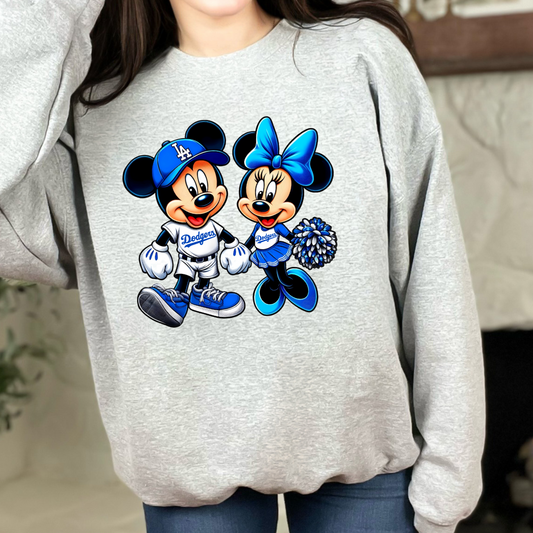 LA Mouse Cheer Couple Unisex Crewneck Sweater PREORDER
