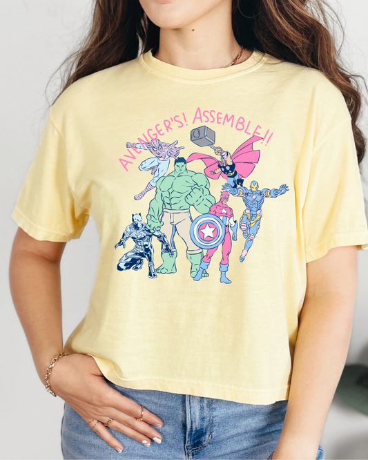 Heroes Assemble t-shirt PREORDER