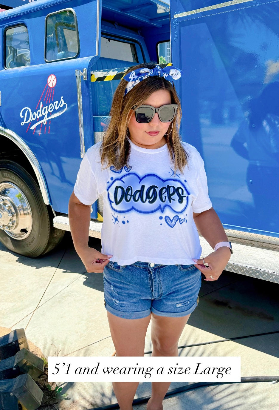 Faux Airbrush  Dgrs Ladies Crop Tee