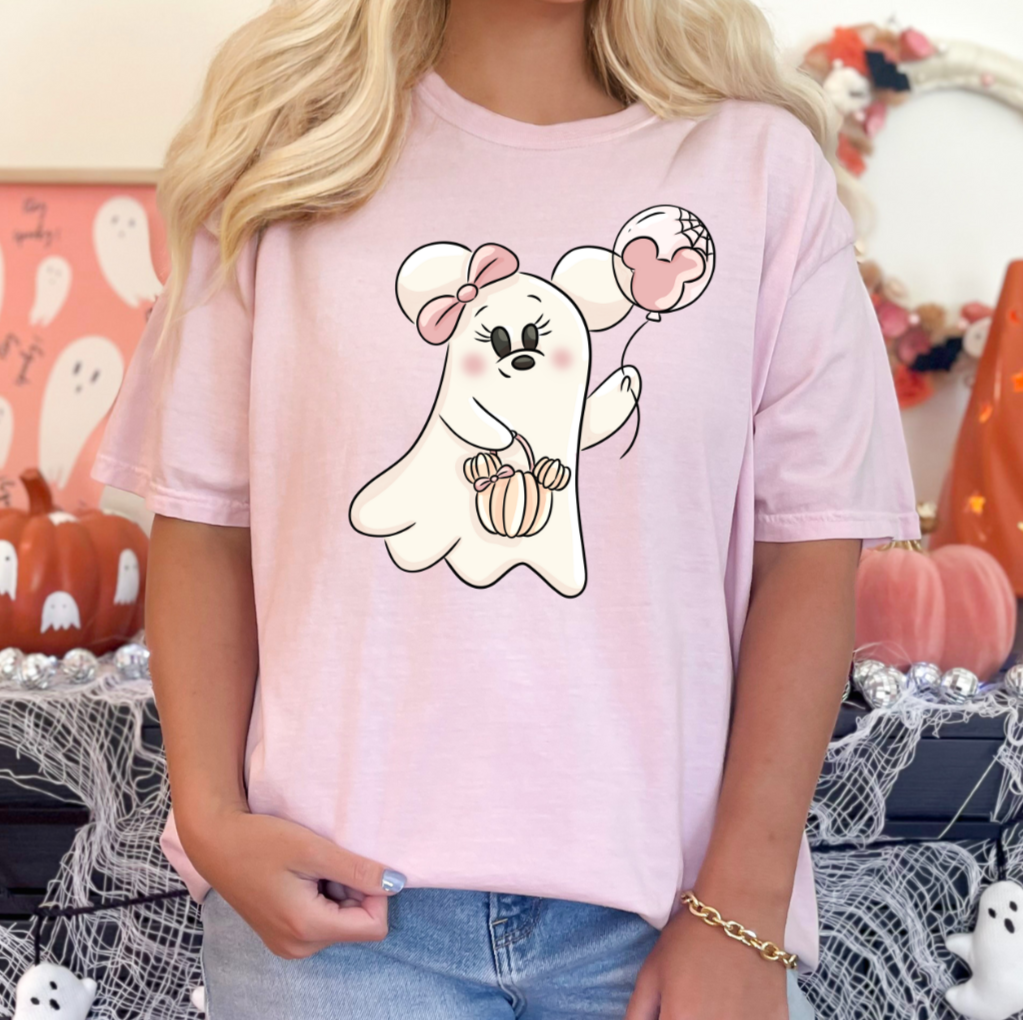 Ghosty Girl Mouse Unisex t-shirt