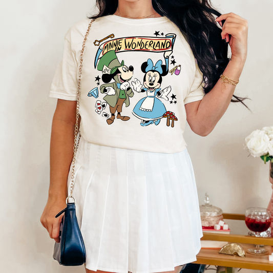 Mouse in Wonderland Unisex t-shirt