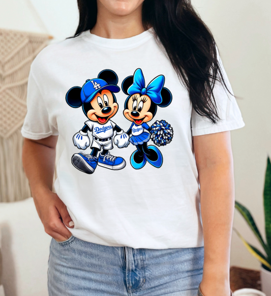 LA Mouse Cheer Couple Unisex t-shirt PREORDER
