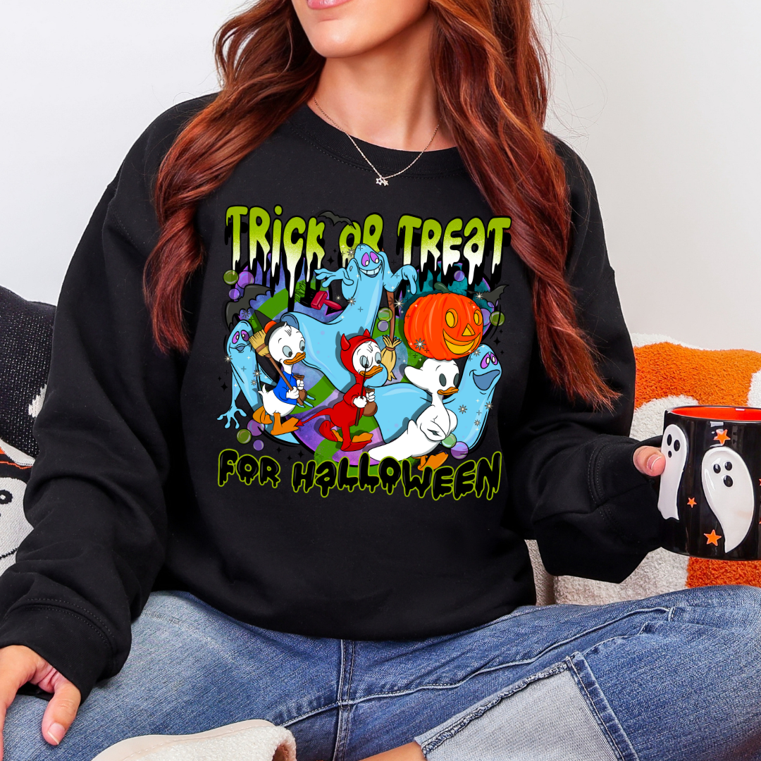 Trick or Treat  Brothers Unisex Crewneck Sweater