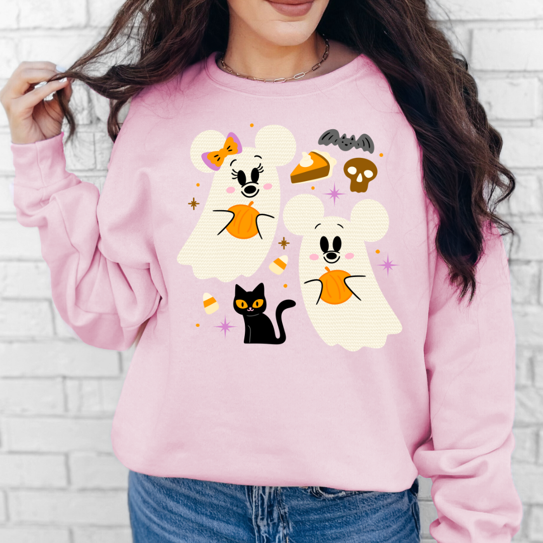 Magical Mouse Ghosties Unisex Crewneck Sweater