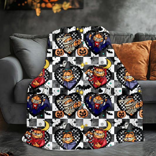 Orange G Cat Blanket