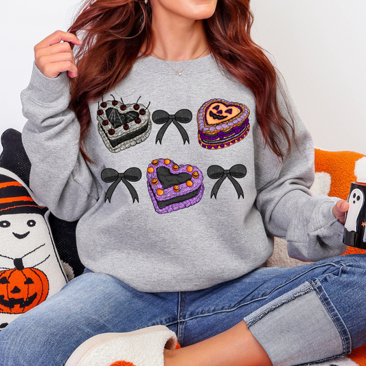 Halloween Cakes Unisex Crewneck Sweater