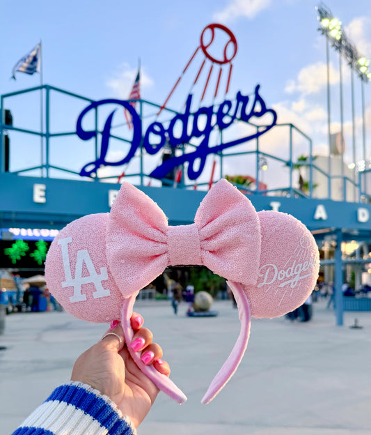 Pink LA Boys in Blue Ears PREORDER