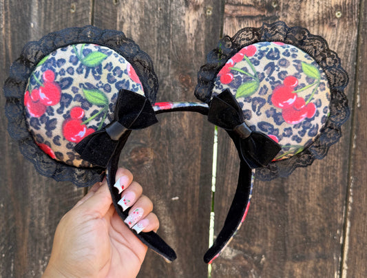 Leopard Cherry Mouse