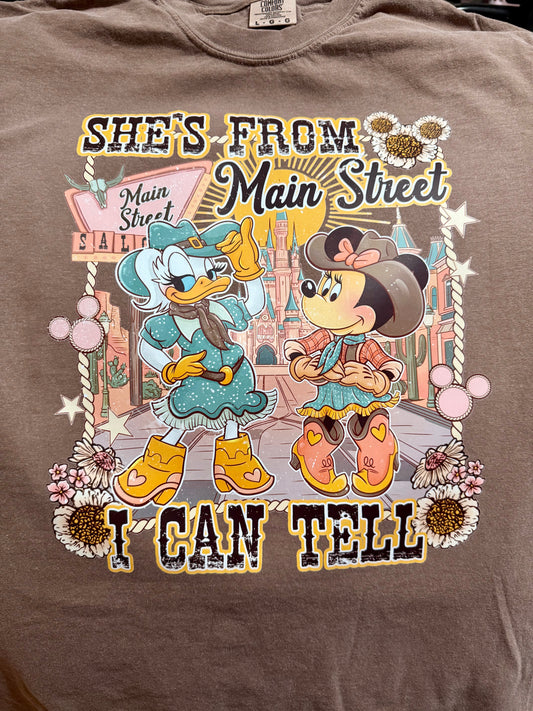 She's from Main St. Adult Unisex T-Shirt