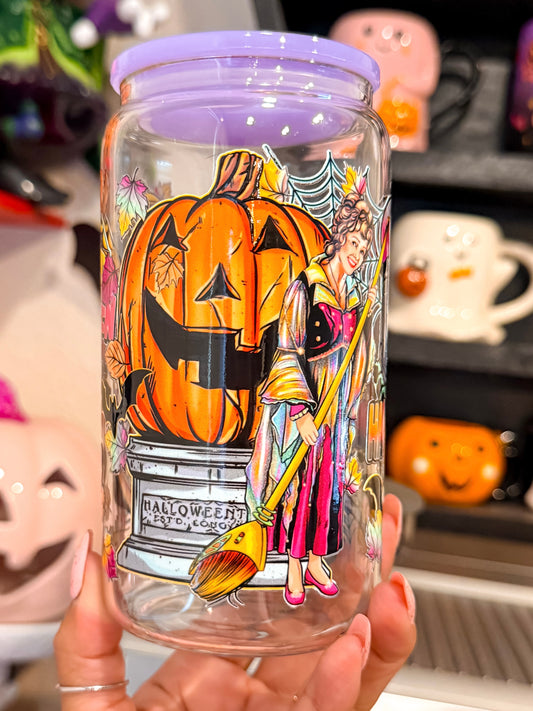 Halloween Town 16oz Can Cup