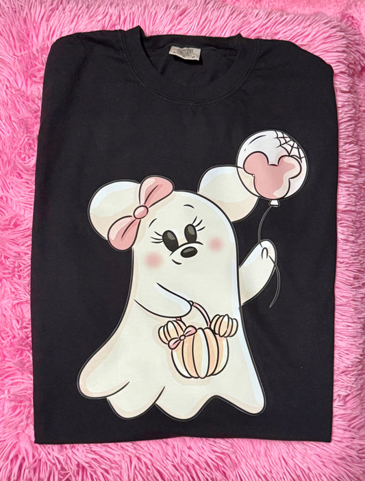 Ghosty Girl Mouse Unisex t-shirt