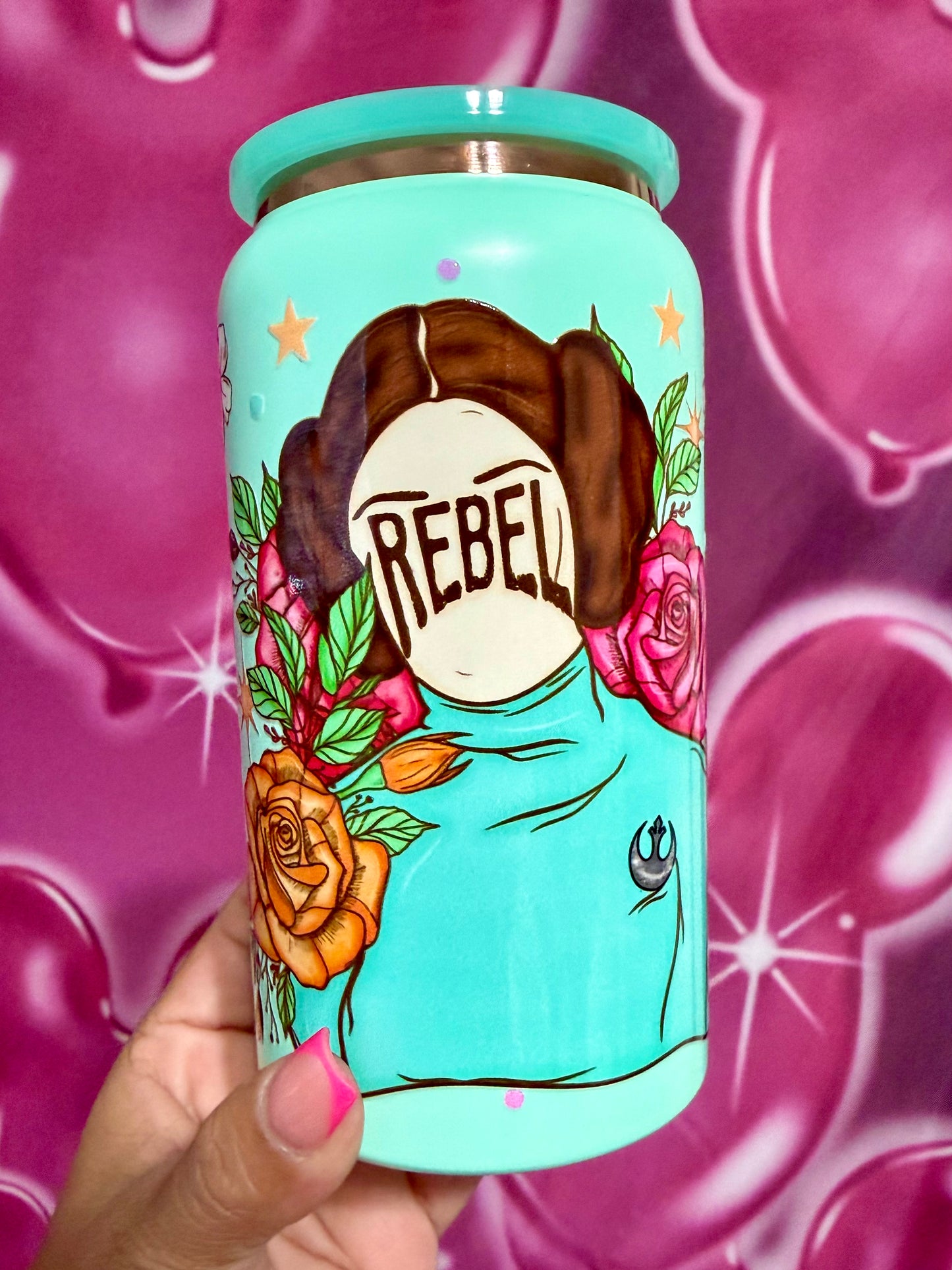 Rebel stainless steel 16oz cup RTS