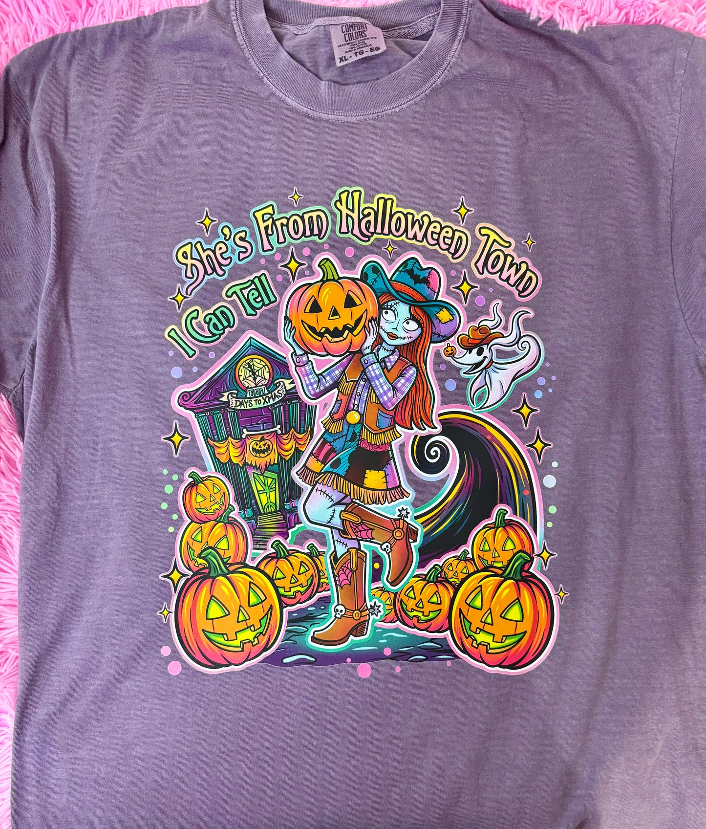 She's from Halloween Town Adult Unisex T-Shirt