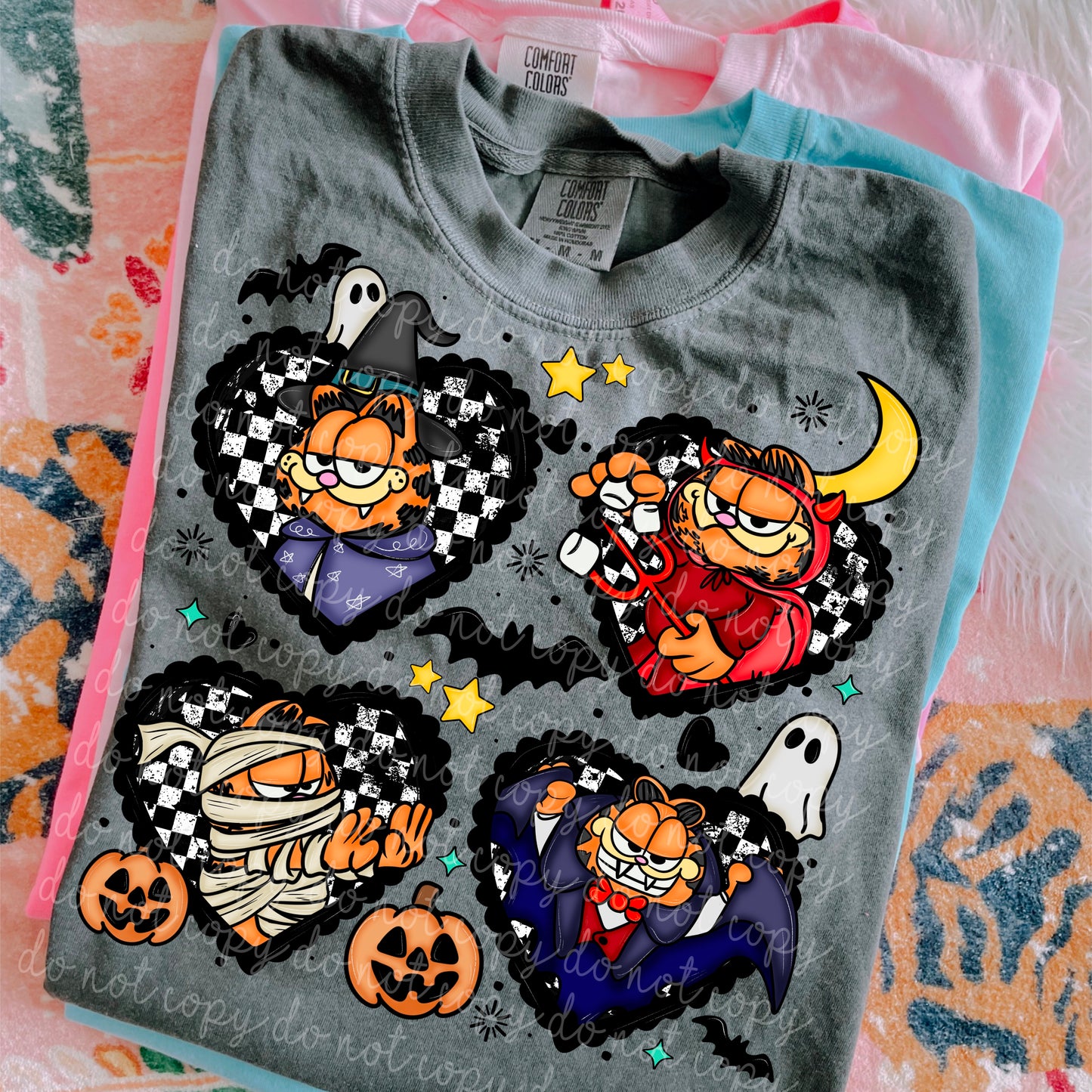 Halloween G Cat Unisex t-shirt