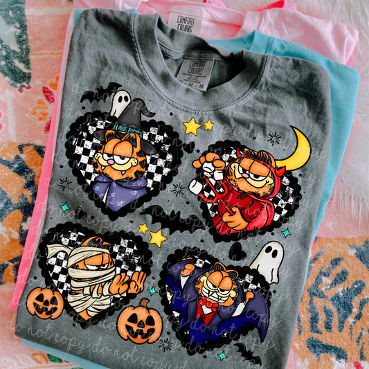 Halloween G Cat Unisex t-shirt