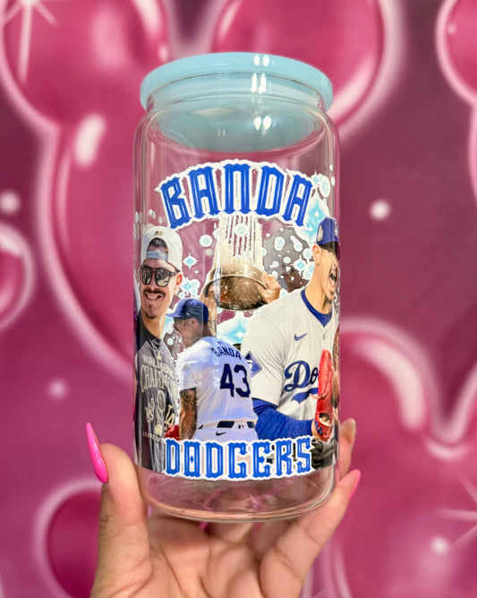 16oz LA Banda Glass Can Cup PREORDER