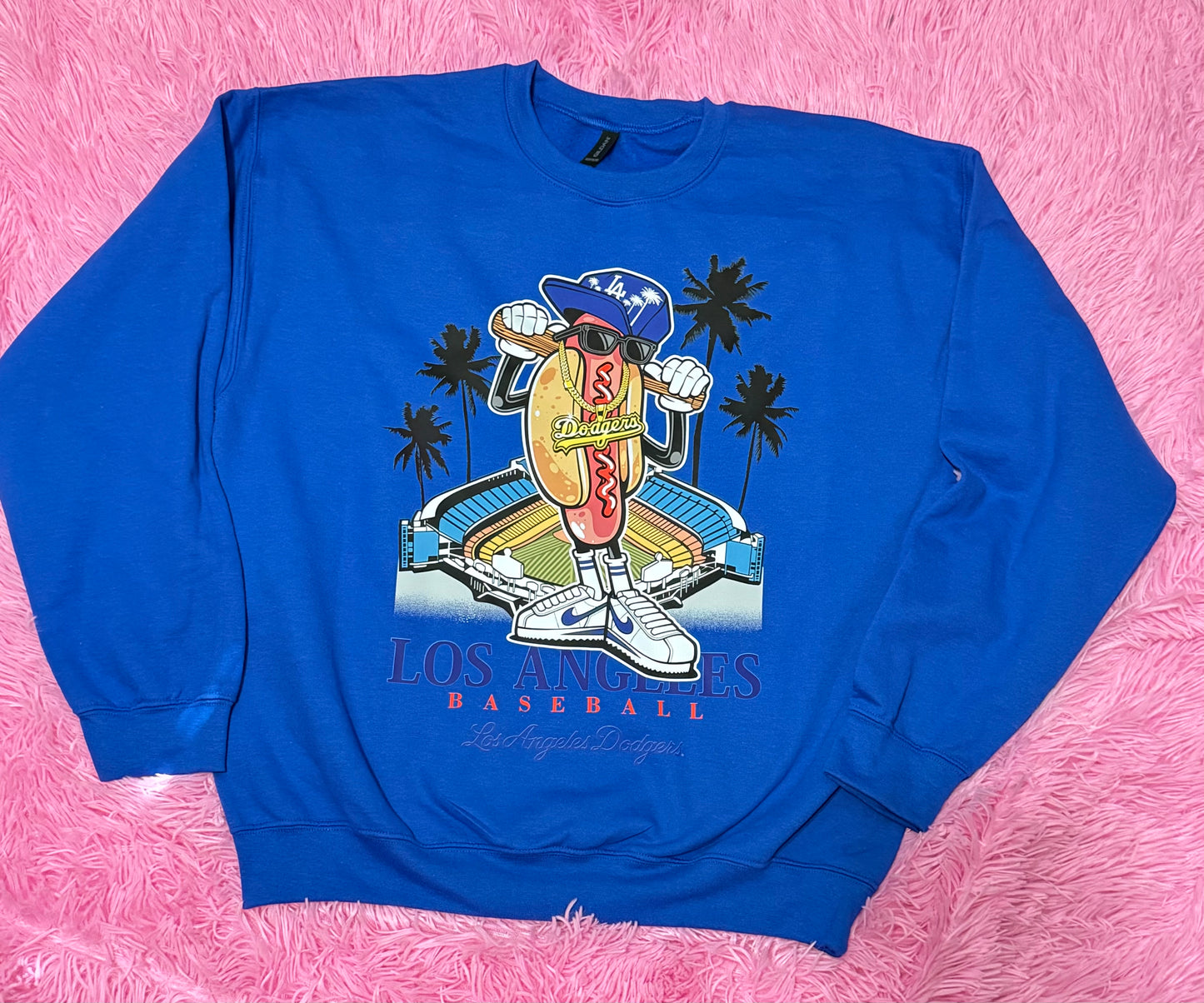 LA Dog unisex Crewneck Sweater