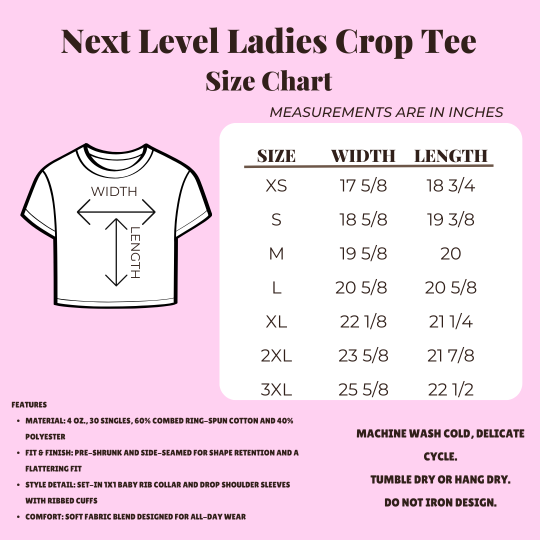 Faux Airbrush  Dgrs Ladies Crop Tee